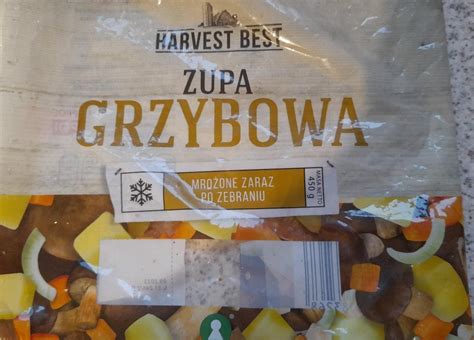 Zupa Grzybowa Harvest Best Kalorie Kj I Warto Ci Od Ywcze Dine Fit Pl