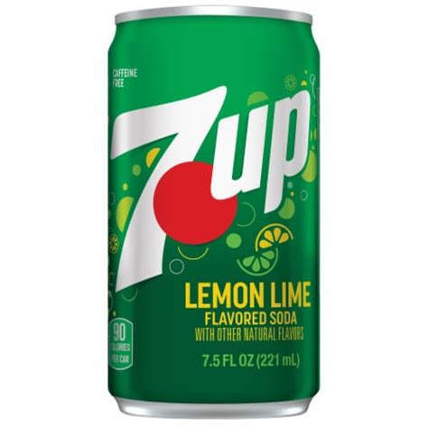 7UP Lemon Lime Soda Mini Cans 6 Pk 7 5 Fl Oz Smiths Food And Drug