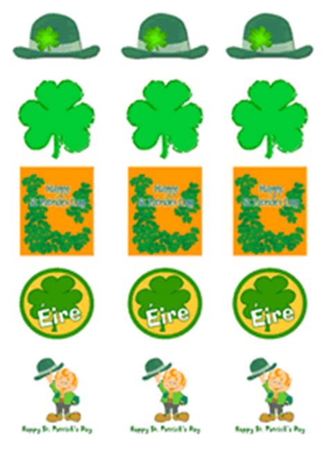 Printable St. Patricks Day Stickers Sheet