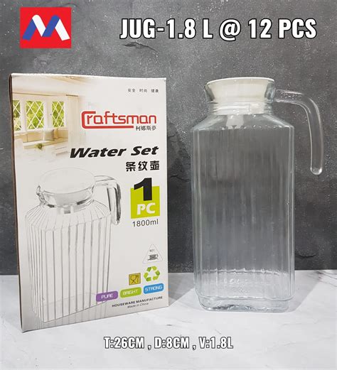 TEKO AIR MINUM KACA 1 8 LITER TEKO MINYAK GORENG TEKO SERBAGUNA 1800 ML