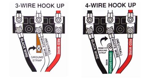 3 Wire Dryer Outlet Diagram How To Hook Up A 4 Prong Dryer C