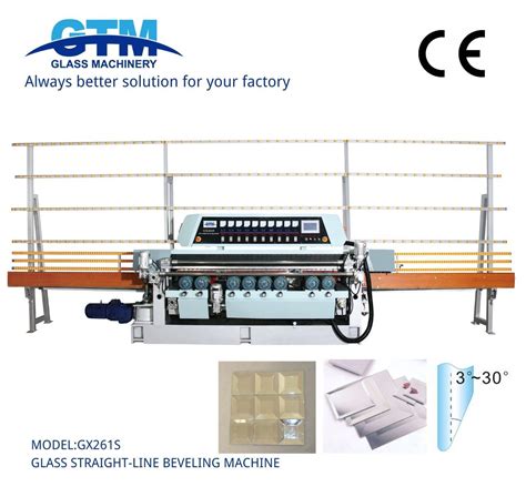 China Factory Direct Sell 9 Spindles Full Automatic Glass Straight Line