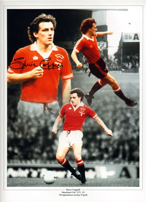 Signed Steve Coppell Manchester United Montage - Its Signed Memorabilia