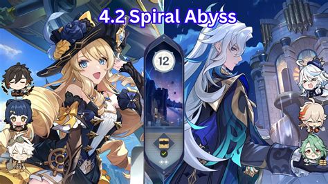 New Spiral Abyss 4 2 深渊 Floor 12 Cleared C0 Navia C1 Neuvillette