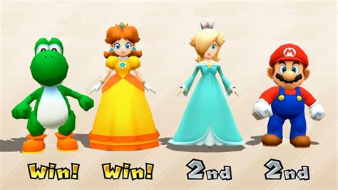 Mario Party The Top 100 2 Vs 2 Minigame Yoshi Vs Daisy Vs Rosalina