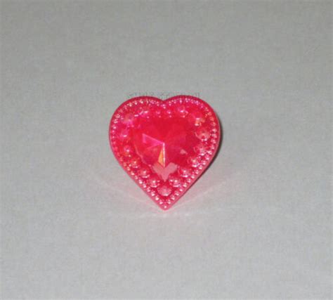 12 Red Heart Cupcake Rings Topper Valentines Wedding Bridal Shower