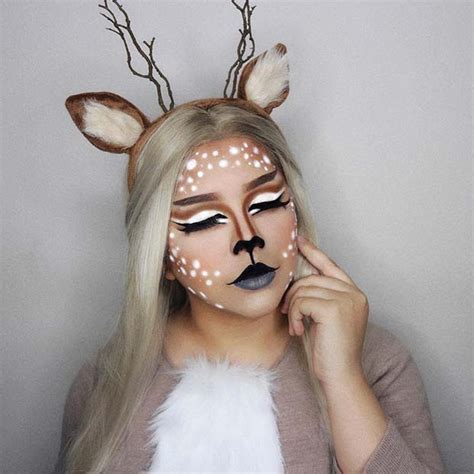 25 Deer Makeup Ideas For Halloween 2019 Stayglam