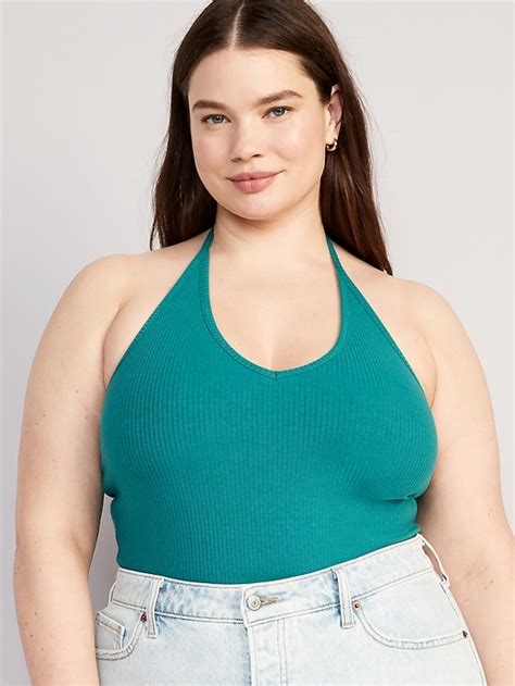 Ribbed Halter Top Old Navy