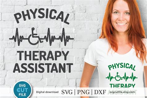 Physical Therapy Assistant Svg Physical Therapist Svg Pta Etsy