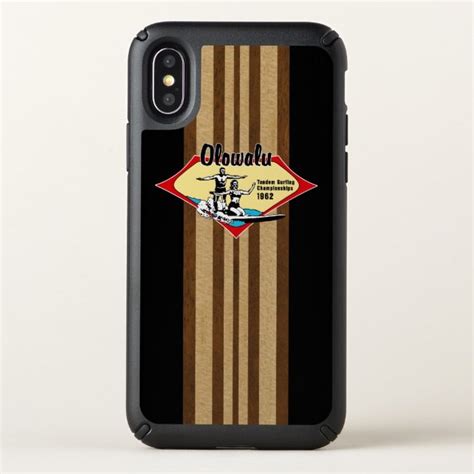 Save 20 Off Tandem Surfing Hawaiian Faux Wood Surfboard Speck Iphone X Case Case Plus