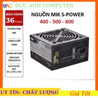 Nguồn máy tính MIK Spower 400W 500W 600W Chính hãng Bảo hành 3 năm