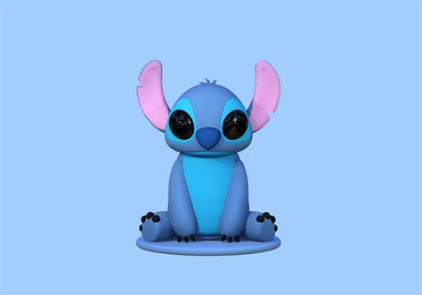 Archivo Stl Stitch Lilo Stitchdise O Imprimible En D Para