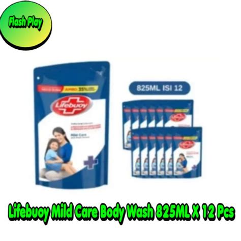 Jual Lifebuoy Mild Care Body Wash 825 ML X 12 PCS Shopee Indonesia