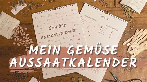 Gemüse Aussaat für das ganze Jahr erklärt Mein Aussaatkalender mit 65