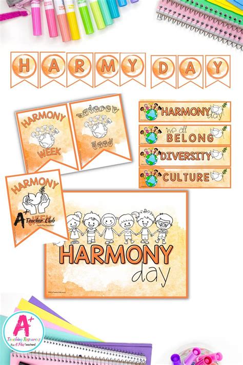 Harmony Day Activities A Plus Teacher Club