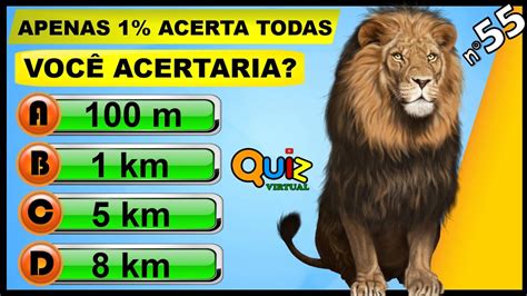 QUIZ VIRTUAL 55 Perguntas De Conhecimentos Gerais Teste De