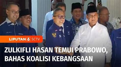 Video Zulkifli Hasan Temui Prabowo Subianto Menggagas Koalisi Besar