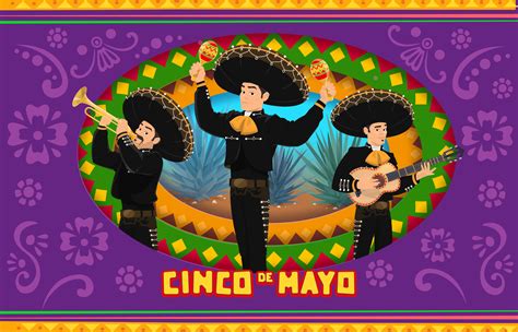 Cinco Delaware Mayonesa Fiesta Papel Cortar Mariachi M Sicos