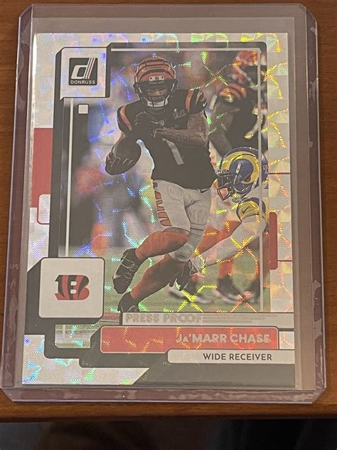 Jamarr Chase Donruss Hyper Press Proof Ssp Bengals Ebay