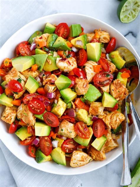 Easy Chicken Avocado Salad Cookin With Mima