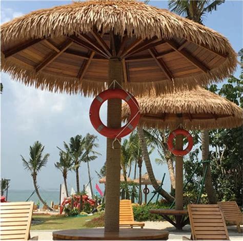 Grass Roof Umbrella Cover Thatch Roofing Extra Long Light Weight