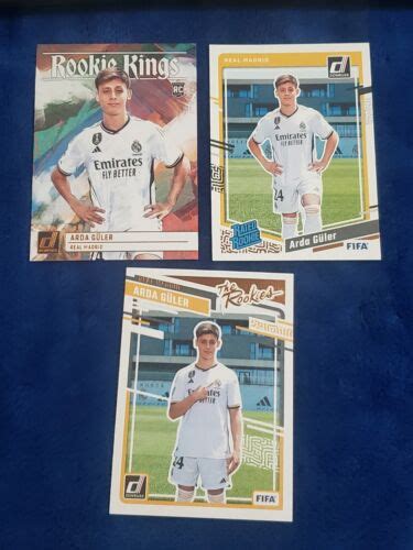 Panini Donruss Soccer Arda Guler Rc Lot Ebay