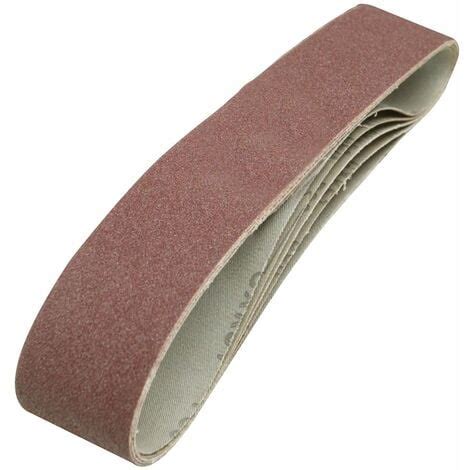 Silverline Sanding Belts 50 X 686mm 5pk 80 Grit