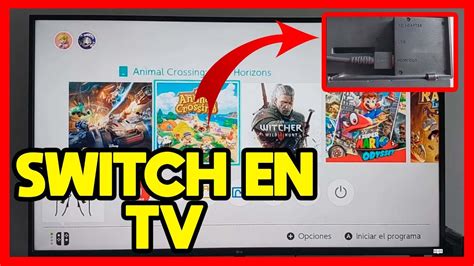 Como Conectar Nintendo Switch A Tv Youtube