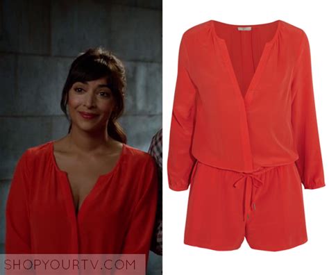 New Girl Season 5 Episode 3 Ceces Red Playsuit Shop Your Tv