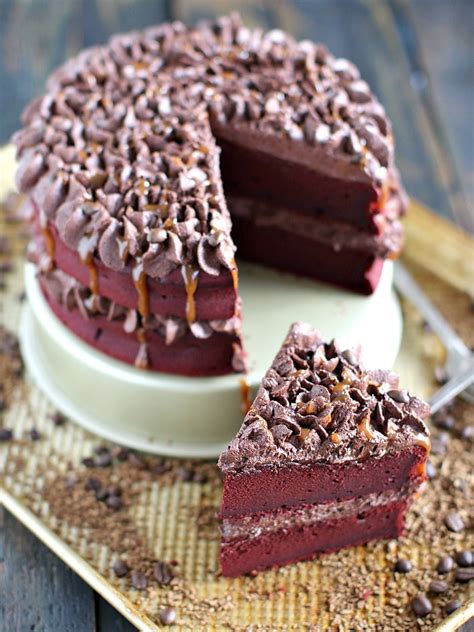 Red Velvet Chocolate Coffee Cake Sweet And Savory Meals