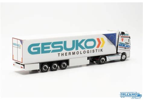 Herpa Gesuko Mercedes Benz Actros Gigaspace Reefer Semitrailer