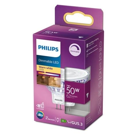 Dimmbare Led Gl Hbirne Philips Gu W V K Beleuchtung De