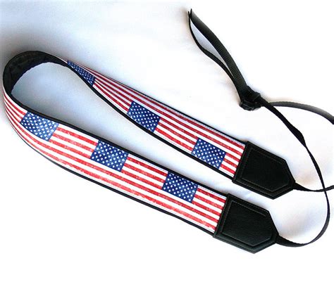 Personalized Camera Strap Independence Day Sale Us Flag Camera Etsy