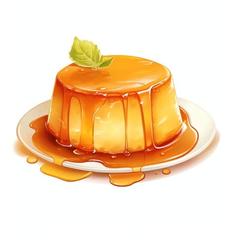 Premium Ai Image Beautiful Caramel Flan With Caramel Sauce Tasty