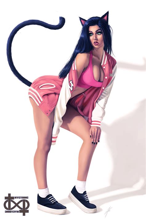 Nyctoinc Illustrations Sexy Neko Cat Girl