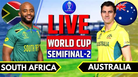 South Africa Vs Australia Semi Final Live Icc World Cup Sa Vs