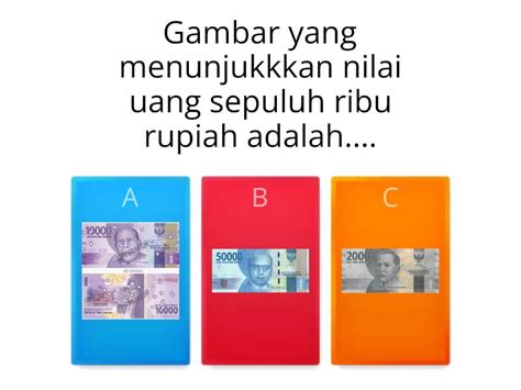 Mengenal Nilai Uang Quiz