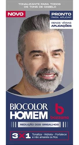 Tonalizante Bozzano Biocolor Homem Red Grisalhos Parcelamento Sem Juros