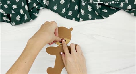 Reindeer Gingerbread Man Disguise Craft For Kids Free Template