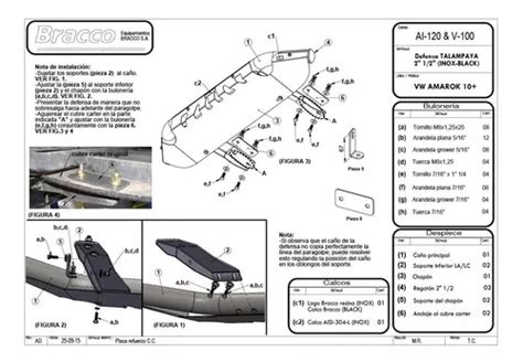 Defensa Amarok Talampaya Acero Inox Bracco Original En Venta En