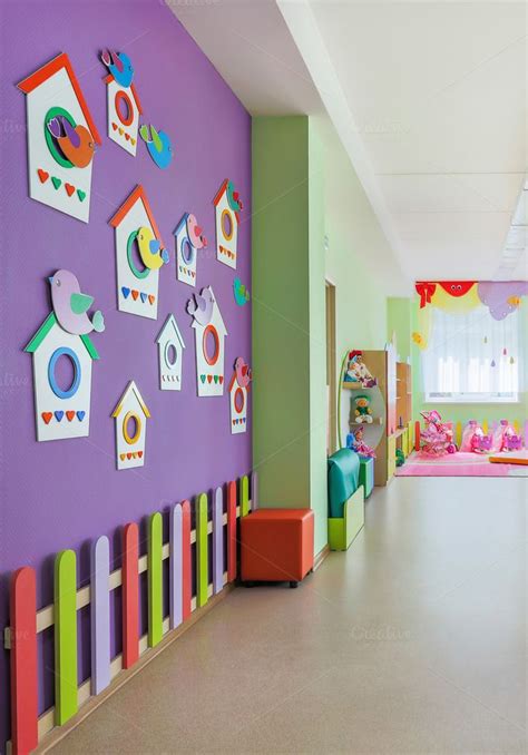 Kindergarten, Hall. | Preschool decor, Daycare decor, Kids room ...