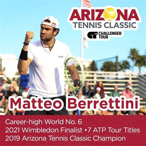 Matteo Berrettini Torna In Campo AllArizona Tennis Classic Ufficiale