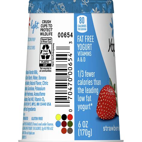 Yoplait Light Strawberry Banana Yogurt Nutrition Facts Besto Blog