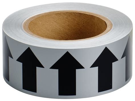 Brady Directional Flow Arrow Tapes Roll Width 508mm 2 In Black On