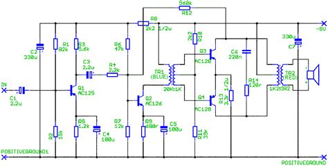 Audio Picking Thermistor For Low Power Push Pull Output Amplifier