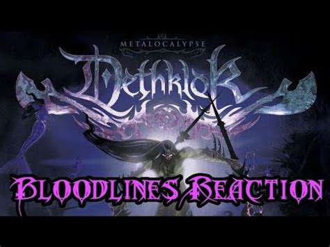 Dethklok Bloodlines Reaction l metalocalypse reaction - YouTube