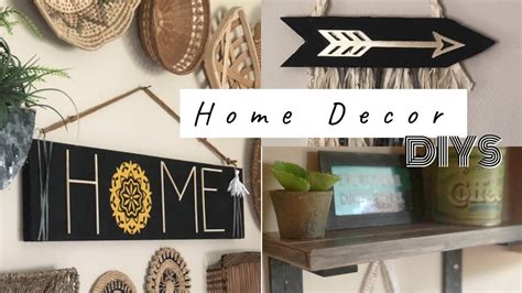 3 Boho Inspired Home Decor Dollar Tree Wall Shelf Bohemian Modern