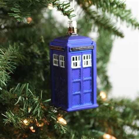 Doctor Who Tardis Christmas Ornament Petagadget