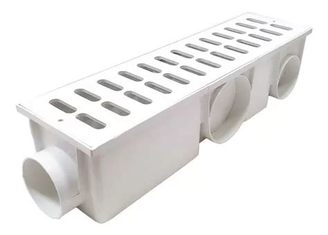 Ralo Linear Coletor Branco Em Pvc X Cm Mercadolivre