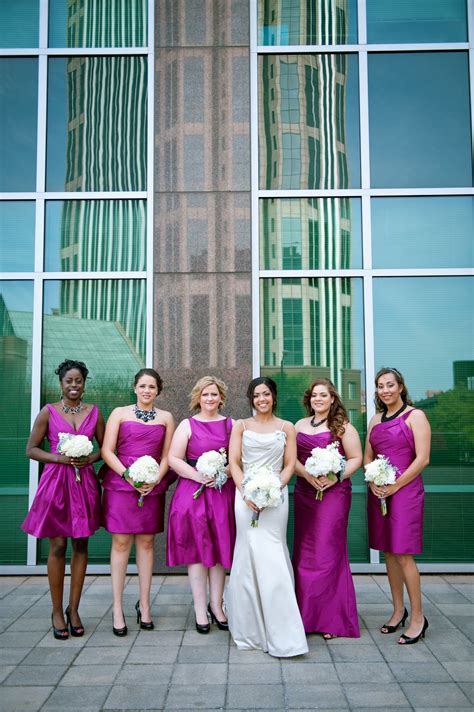 Fuchsia JLM Couture Bridesmaid Dresses